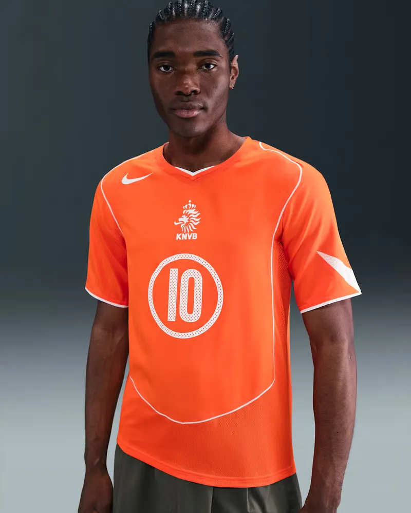 Maillot Pays-Bas 2004 T90 Remake Homme - V.NISTELROOY #10 – Image 2