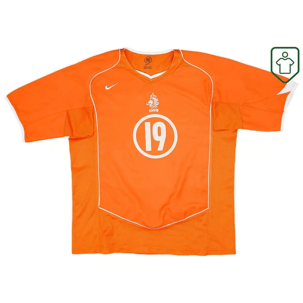 Homme Maillot rétro domicile Pays-Bas 2004/06 Robben #19 – Image 2