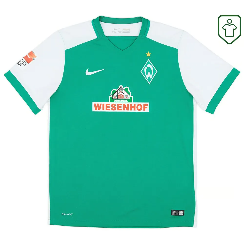 Homme Maillot domicile rétro Werder Brême 2015/16