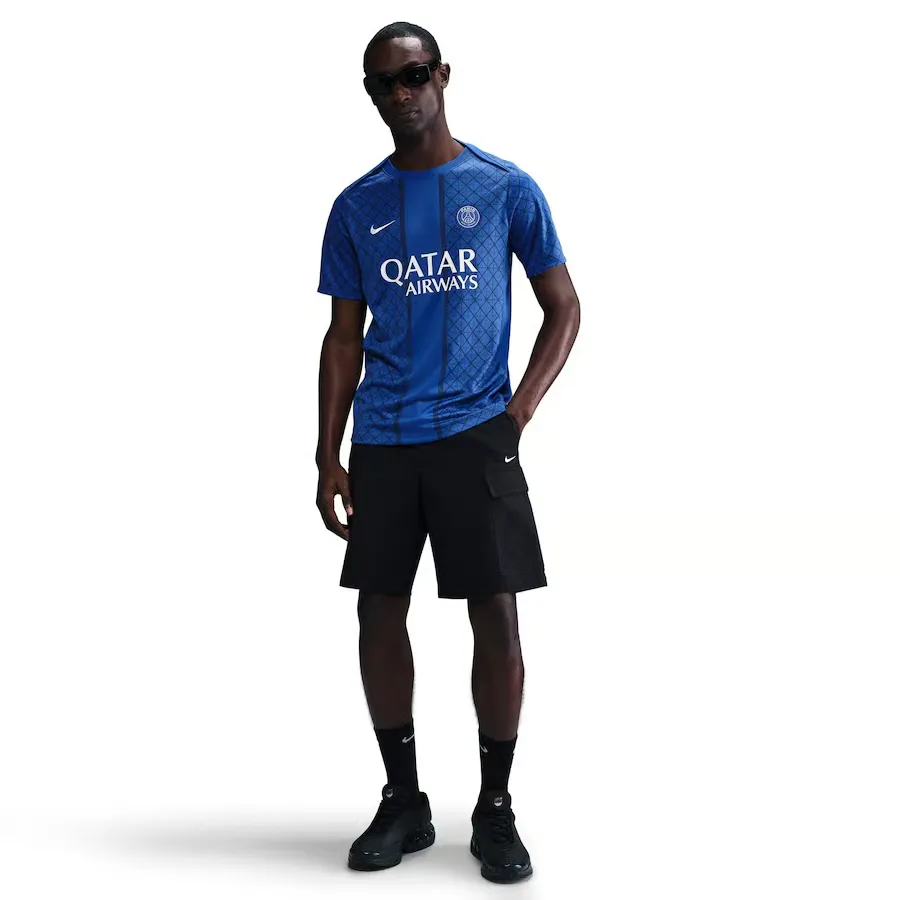 Homme Maillot échauffement third PSG 2025/26 - Bleu