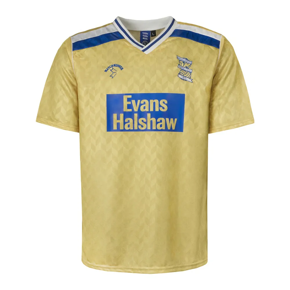 Maillot rétro extérieur 88/89 Matchwinner Evans Halshaw Birmingham City femme