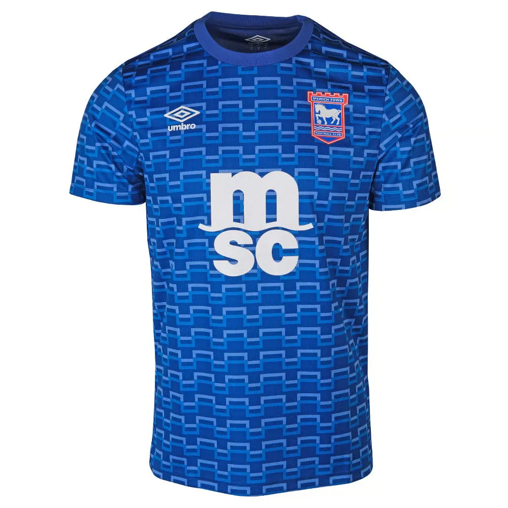 Maillot échauffement domicile Ipswich Town 2025/26 femme