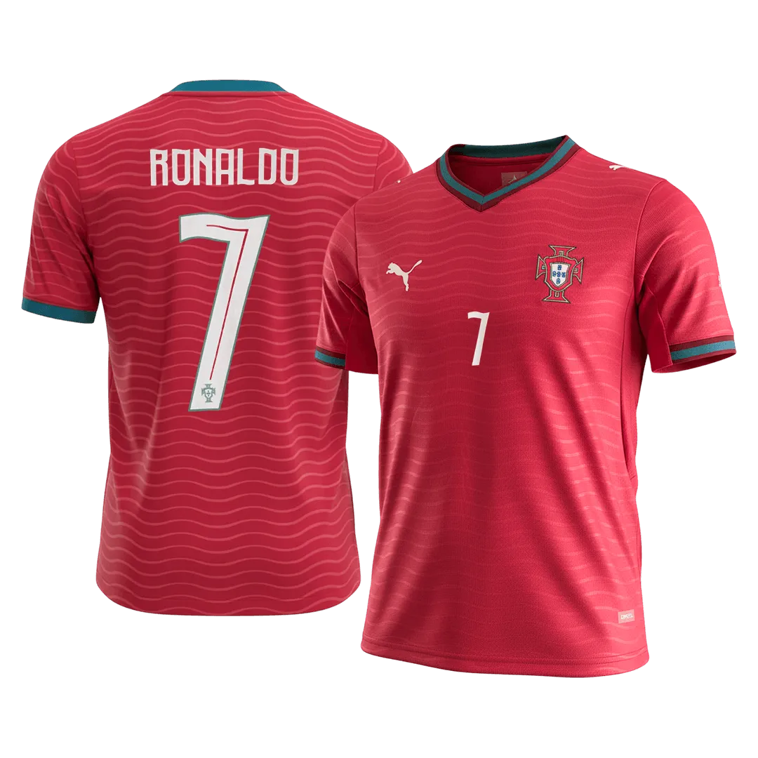 Maillot domicile de football RONALDO n°7 Portugal Coupe du Monde 2026