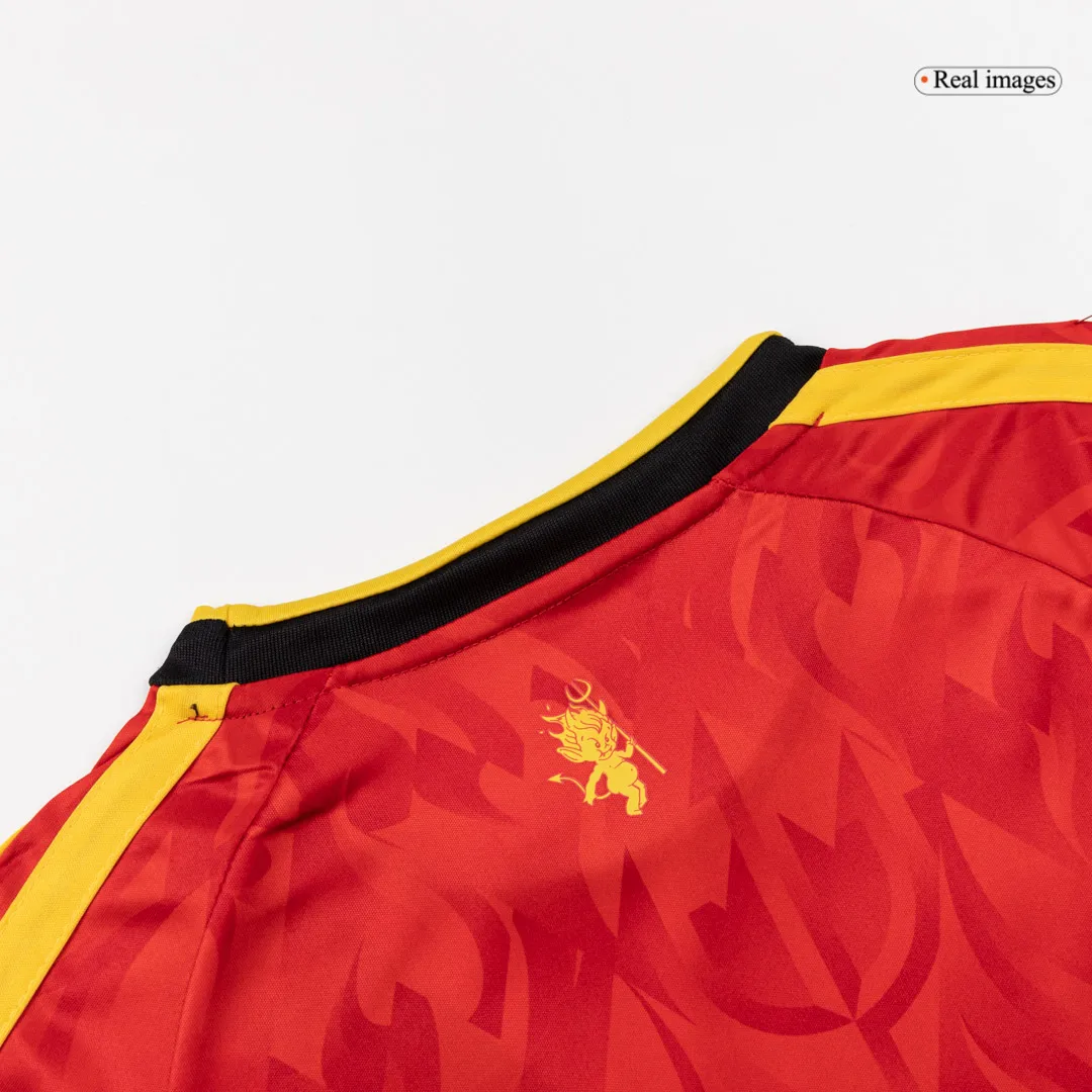 Maillots de football domicile pour enfants de la Belgique pour la Coupe du Monde 2026 – Image 7