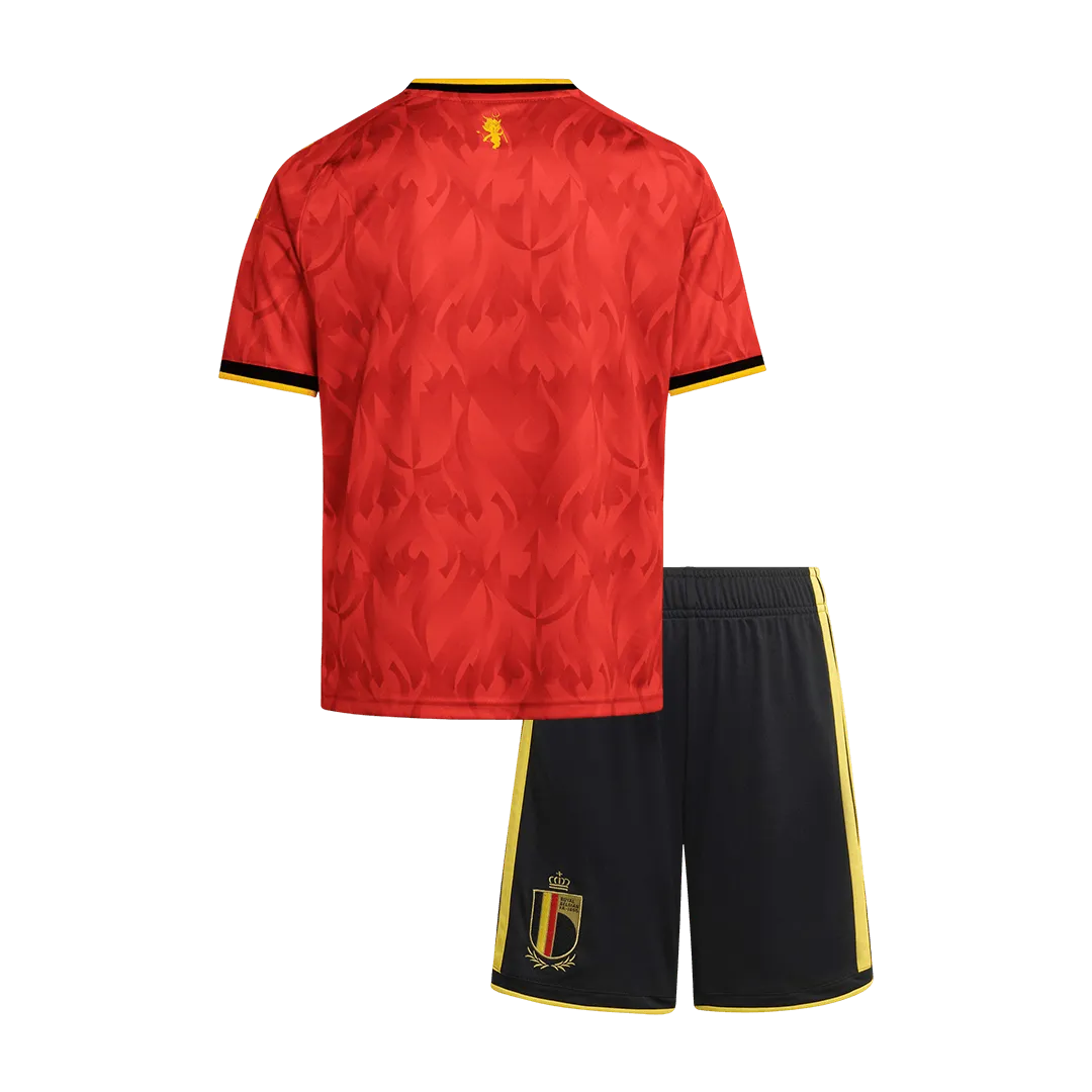 Maillots de football domicile pour enfants de la Belgique pour la Coupe du Monde 2026 – Image 2