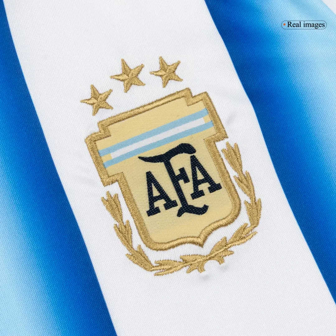 Maillots de football domicile pour enfants de l'Argentine pour la Coupe du Monde 2026 – Image 4