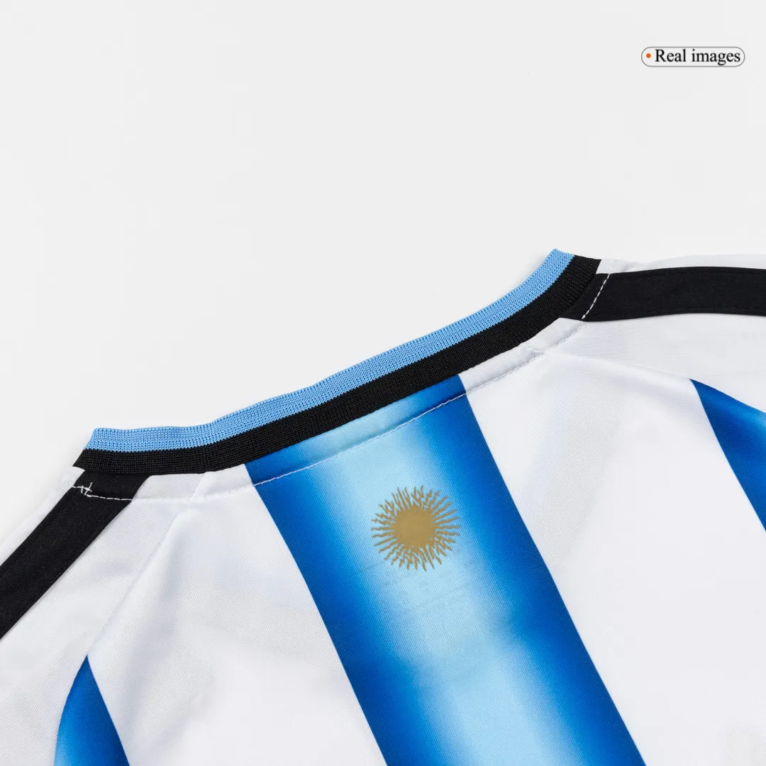 Maillots de football domicile pour enfants de l'Argentine pour la Coupe du Monde 2026 – Image 8