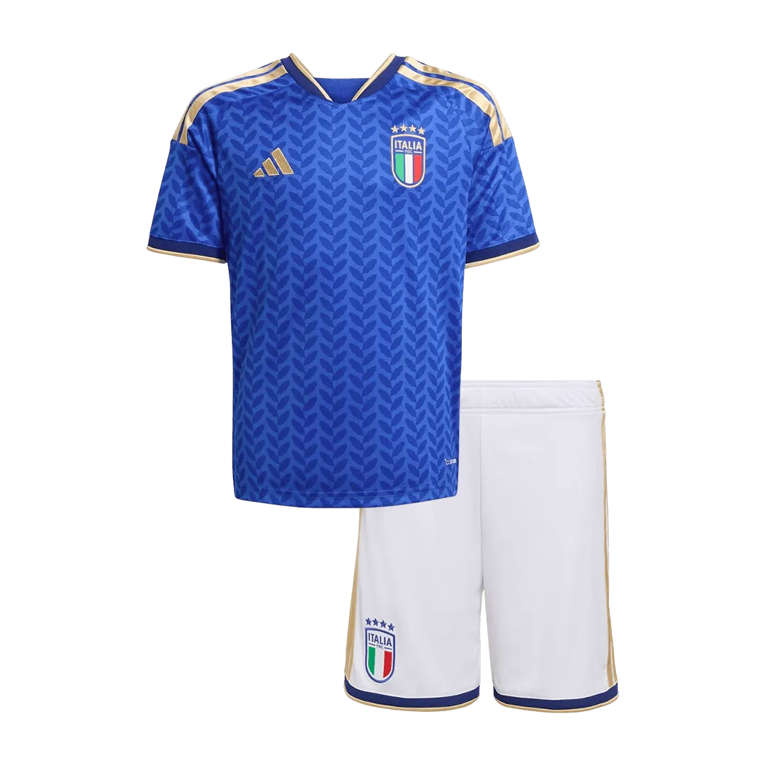 Maillots de football domicile enfants Italie Coupe du Monde 2026