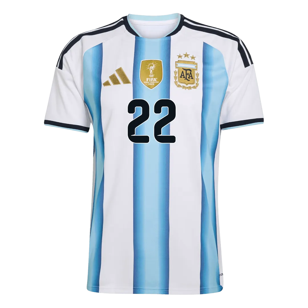 L.MARTÍNEZ #22 Argentine Maillot Domicile Coupe du Monde 2026 – Image 2