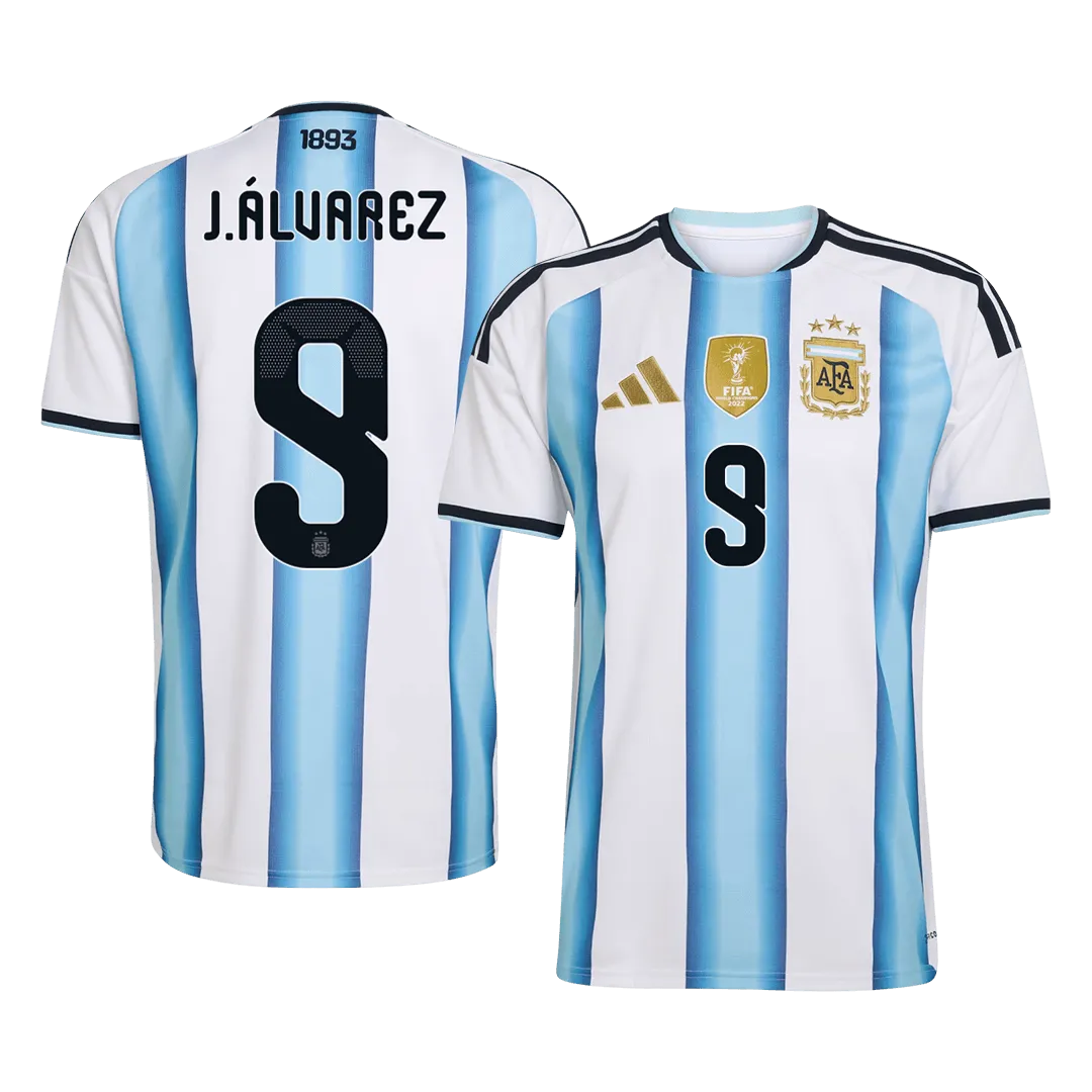 J.ÁLVAREZ #9 Maillot Argentine Domicile Coupe du Monde 2026