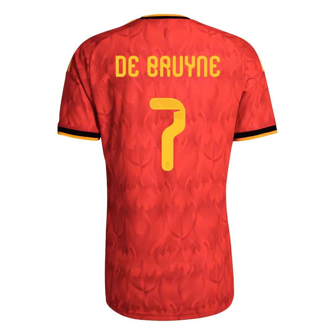 DE BRUYNE #7 Belgique Maillot domicile version joueur Coupe du Monde 2026 – Image 3