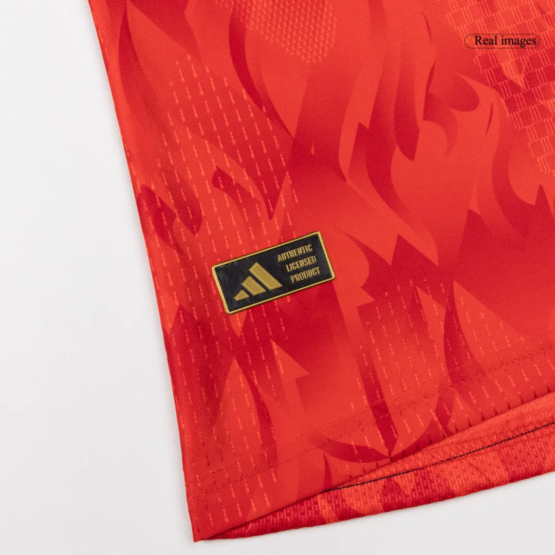 DE BRUYNE #7 Belgique Maillot domicile version joueur Coupe du Monde 2026 – Image 10