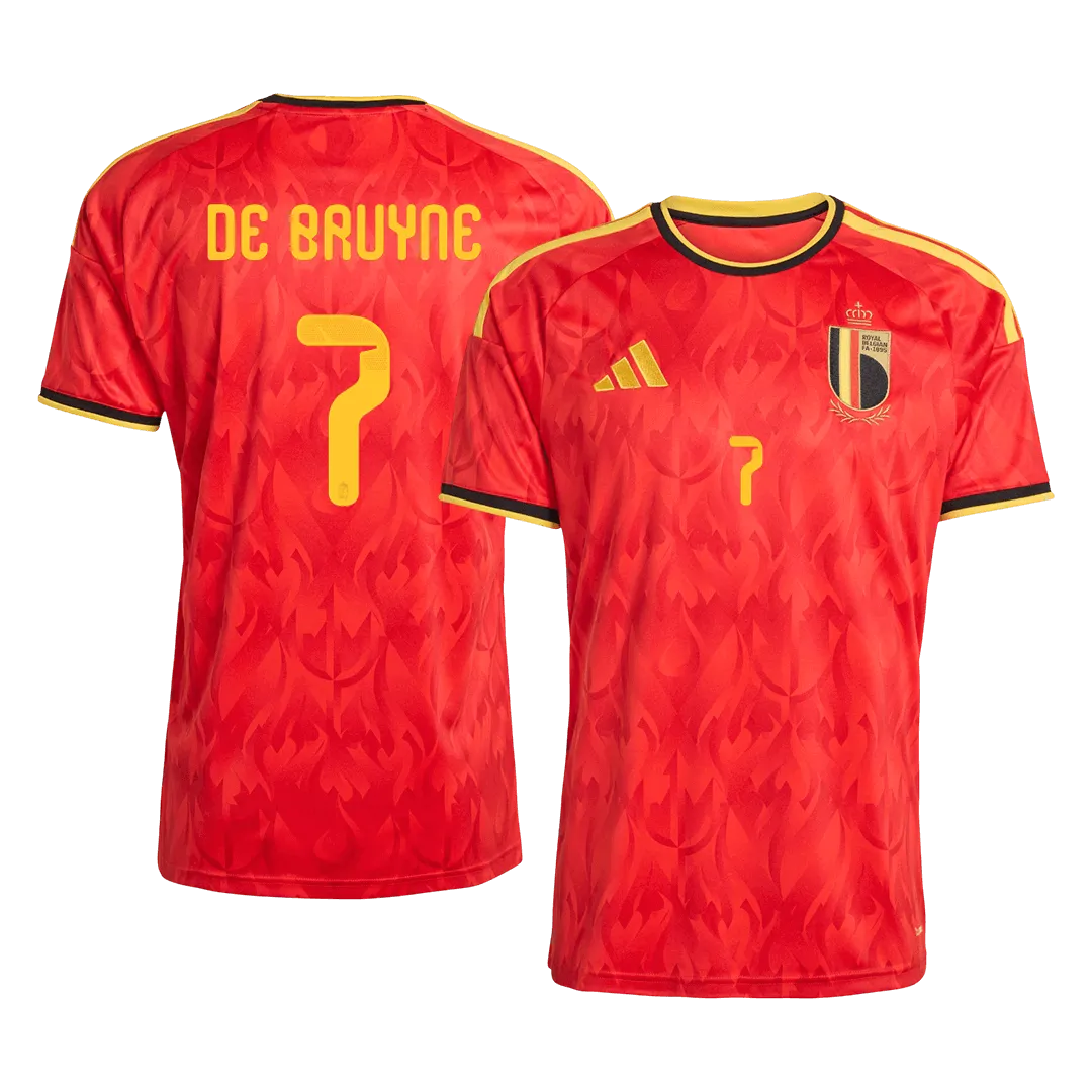 DE BRUYNE #7 Belgique Maillot domicile Coupe du Monde 2026