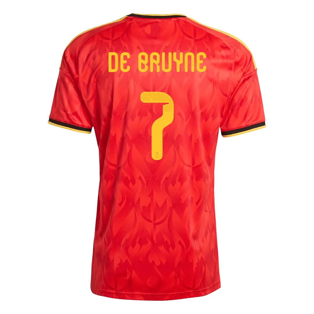 DE BRUYNE #7 Belgique Maillot domicile Coupe du Monde 2026 – Image 3