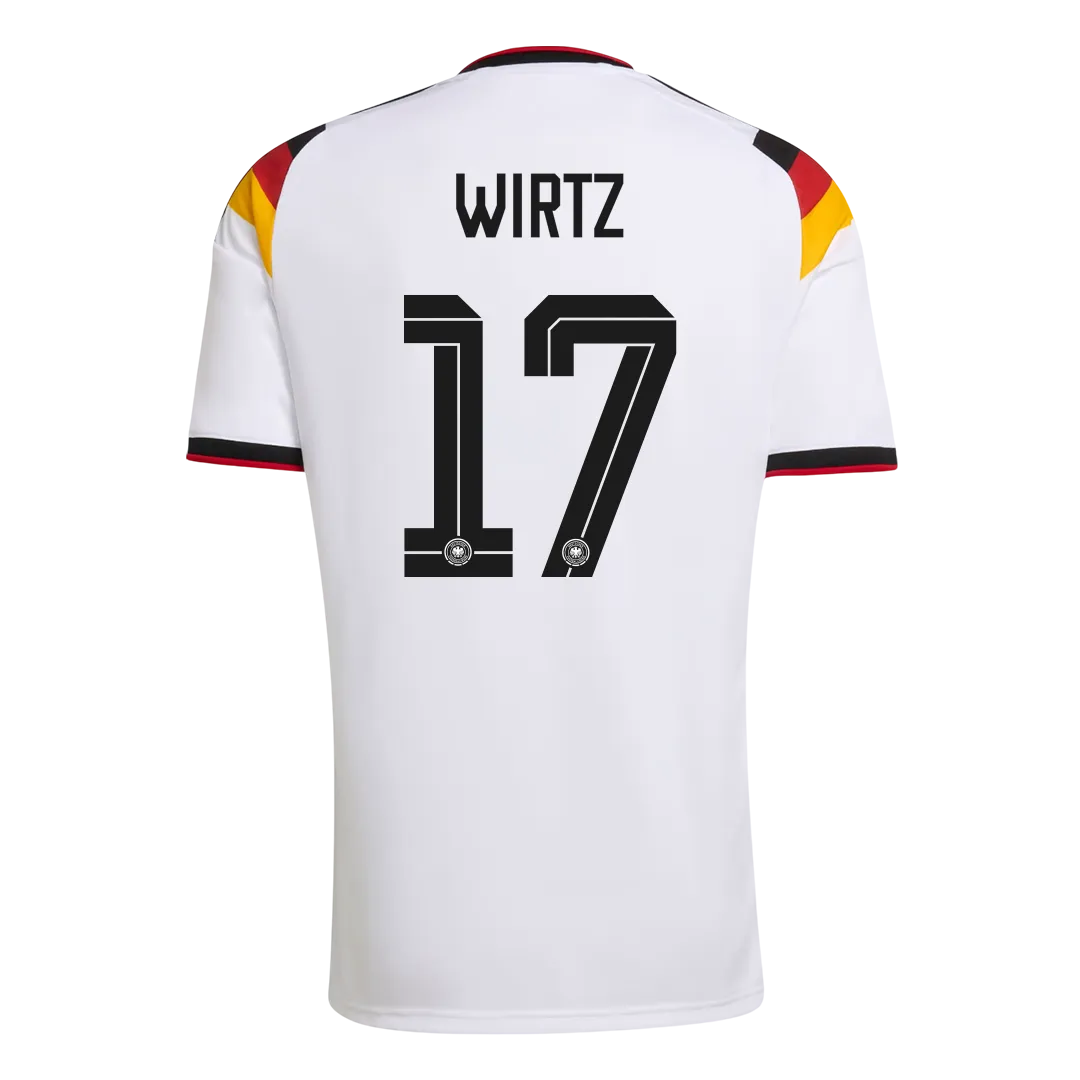 Maillot domicile de football de l'Allemagne WIRTZ n° 17, Coupe du Monde 2026 – Image 3