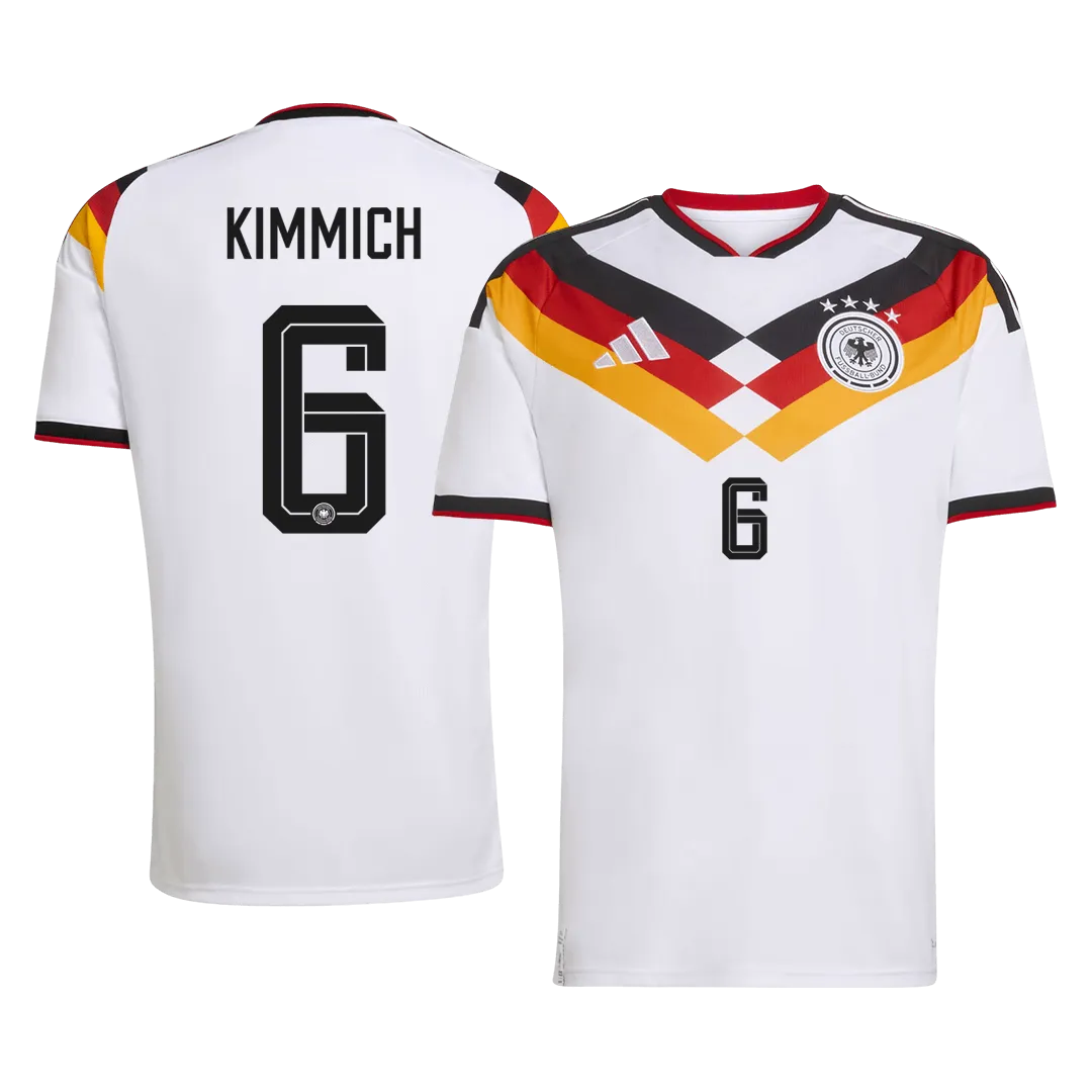 Maillot domicile de football de l'Allemagne KIMMICH n°6, Coupe du Monde 2026