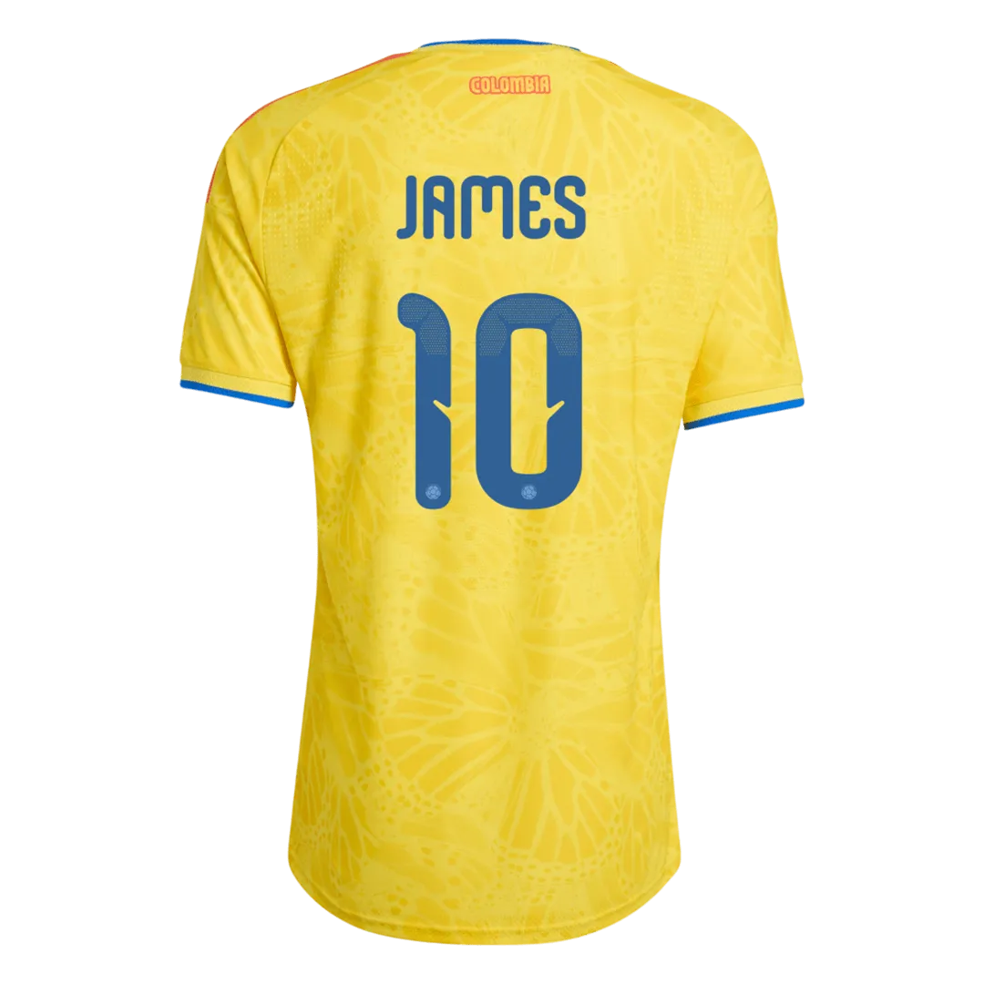 JAMES #10 Colombie Maillot domicile version joueur Coupe du Monde 2026 – Image 3