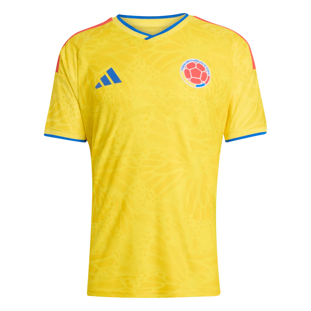 LUIS DíAZ #7 Colombie Maillot Version Joueur Domicile Coupe du Monde 2026 – Image 4