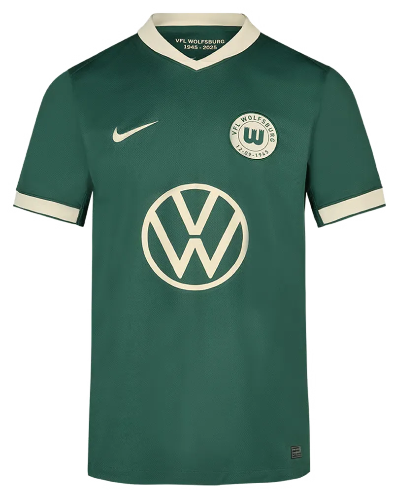 Maillot Homme VfL Wolfsburg 2025/26 80e Anniversaire