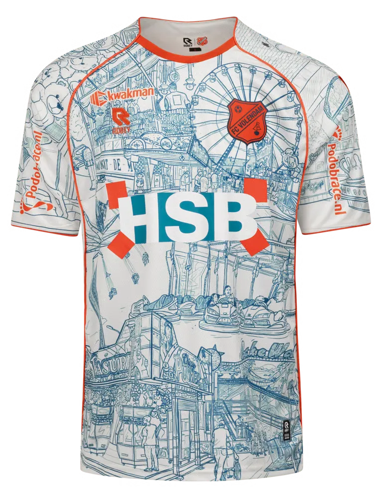 Femme FC Volendam 2025/26 Troisième Maillot Équitable