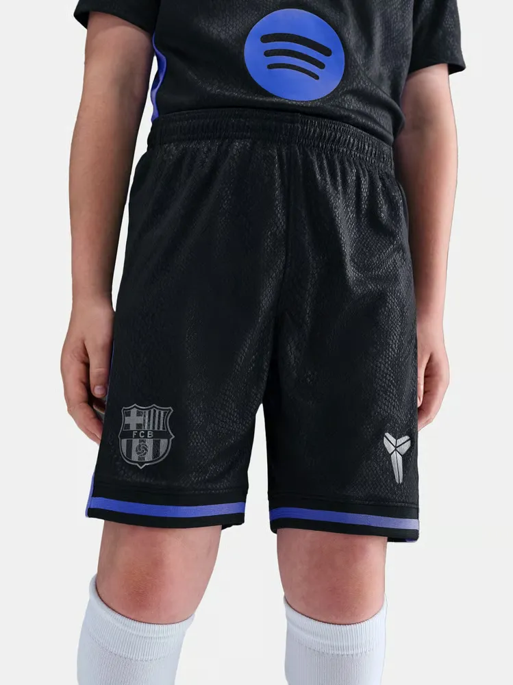 Enfant FC Barcelone 2025/26 Short Extérieur