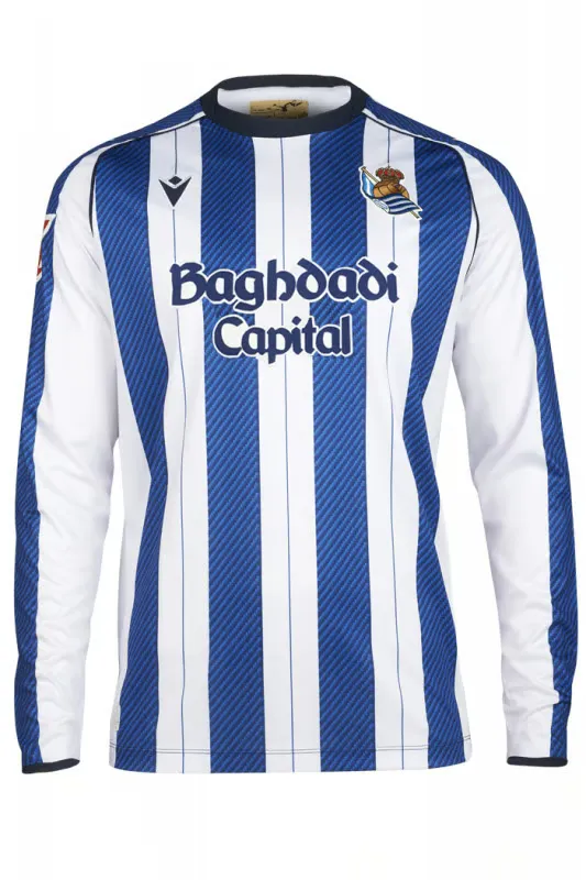 Maillot Enfant Real Sociedad 2025/26 Domicile Manches Longues