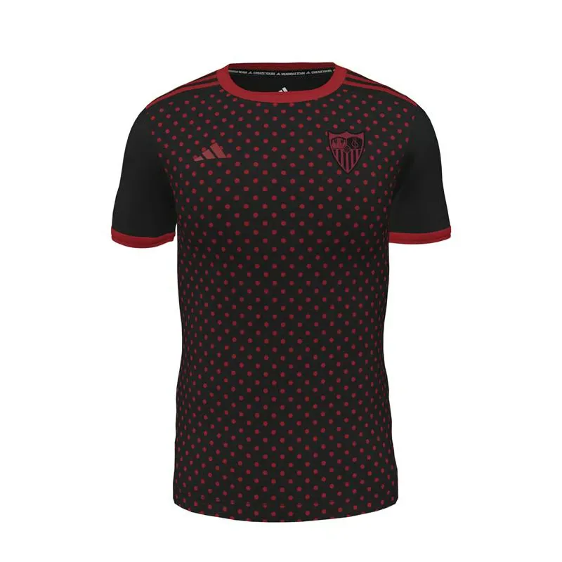 Femme Séville FC 2025/26 Troisième Maillot Prématch - Noir