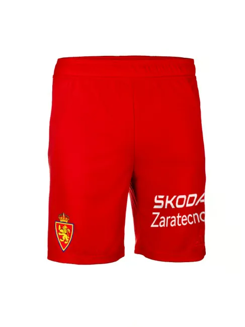 Enfant Real Zaragoza 2025/26 Short Extérieur - Rouge