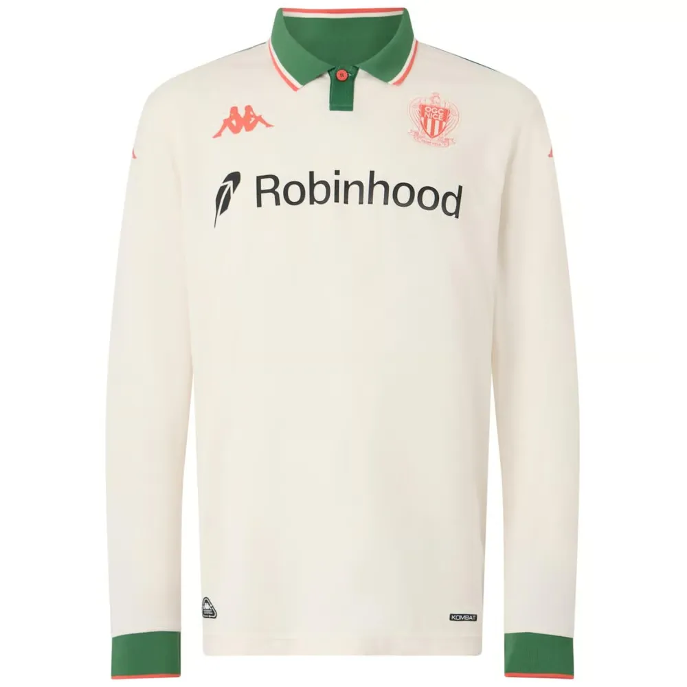 Homme OGC Nice 2025/26 Maillot Extérieur Manches Longues