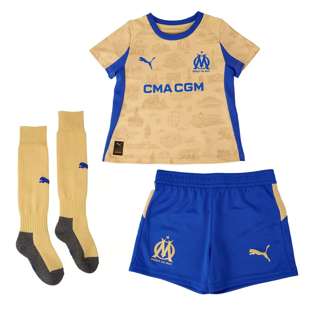 Kit Fourth Enfant Olympique de Marseille 2025/26
