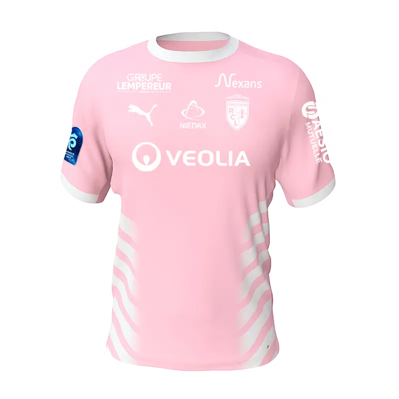Maillot Homme RC Lens 2025/26 Troisième Octobre Rose