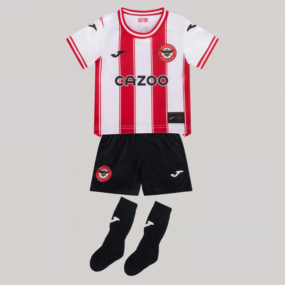 Enfants Brentford 2025/26 Tenue Domicile