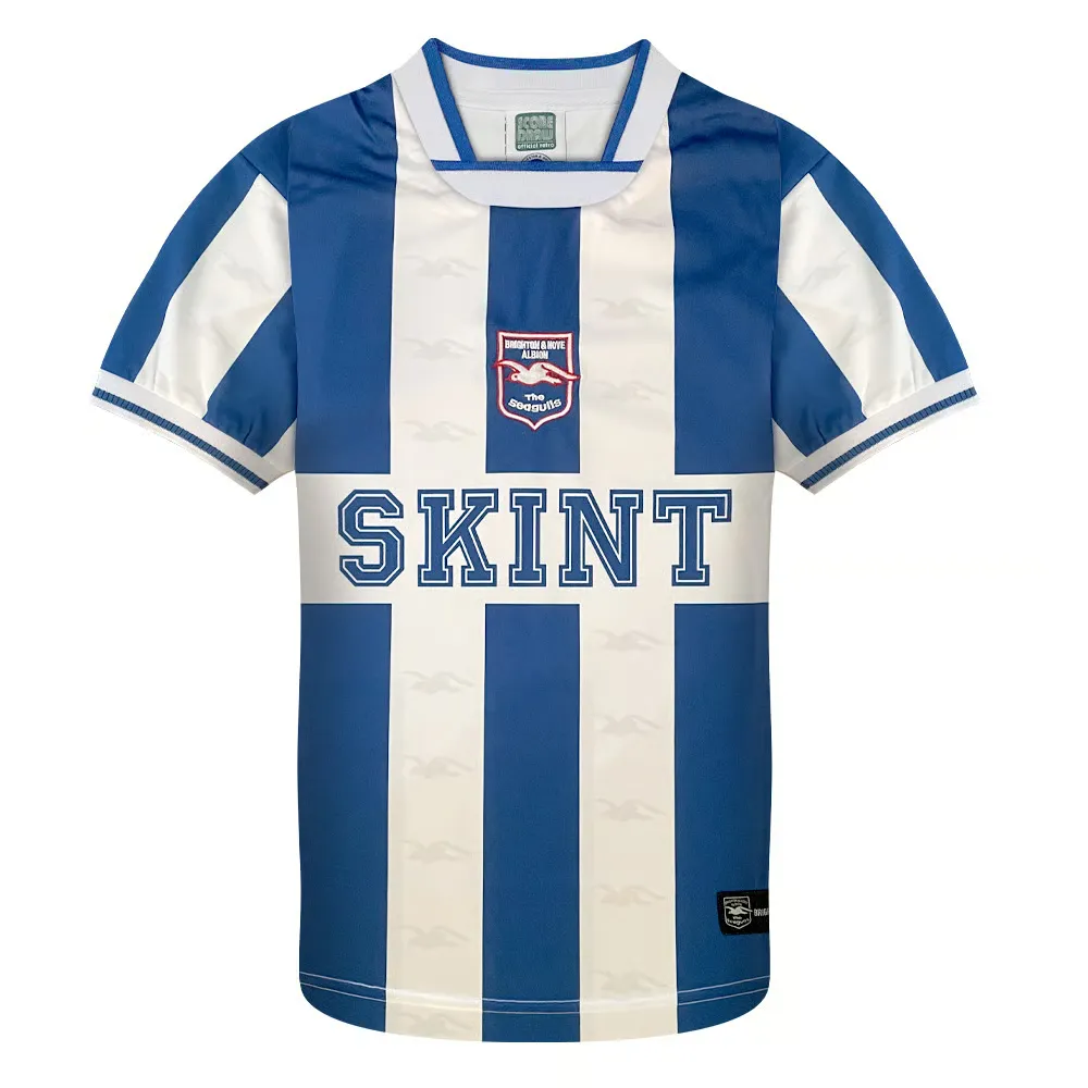 Maillot rétro Brighton & Hove Albion domicile 2002 enfant