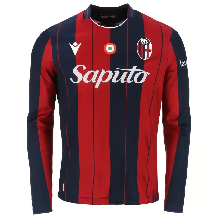 Homme Bologna FC 2025/26 Maillot Domicile Manches Longues