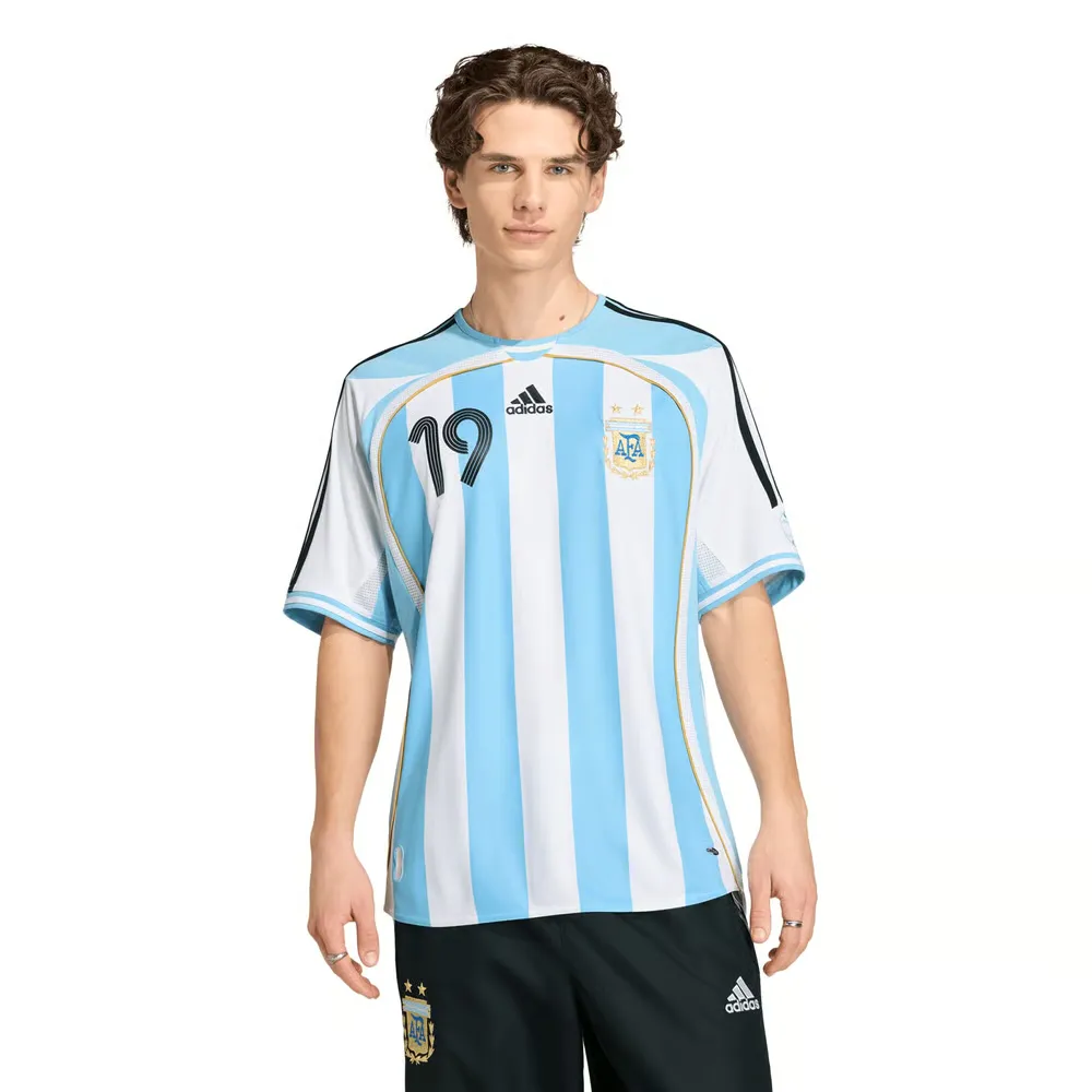 Maillot Rétro Domicile Argentine 2006 Enfant Messi #19 – Image 5
