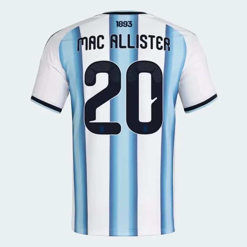 Maillot Officiel Domicile Argentine 2026 Enfant MAC ALLISTER #20