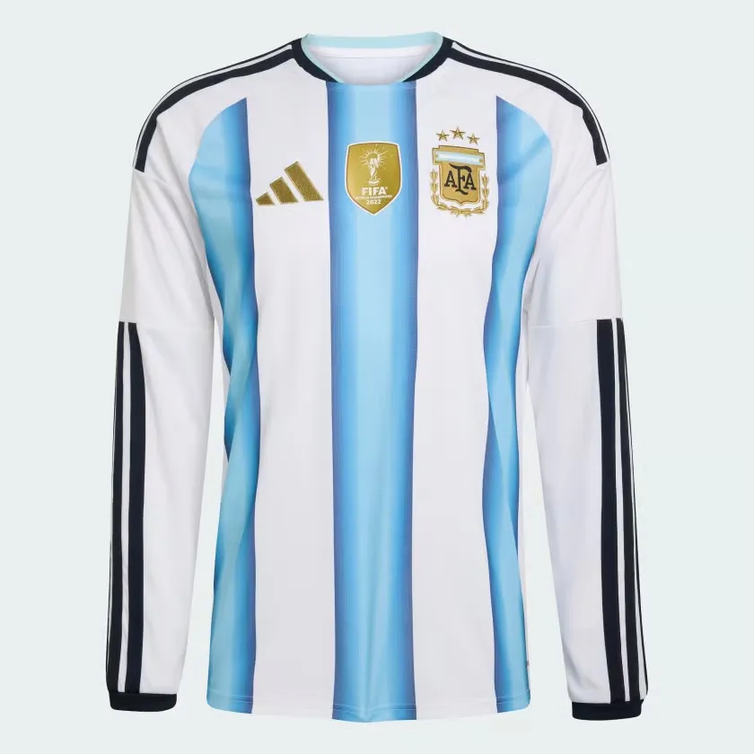 Maillot manches longues domicile Coupe du Monde 2026 Argentine enfant