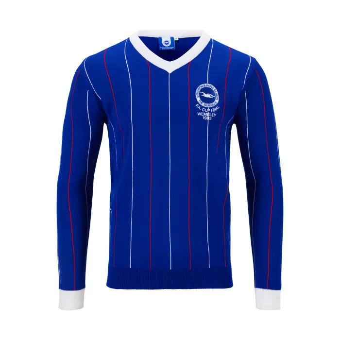 Maillot rétro Brighton & Hove Albion finale FA Cup 1983 enfant