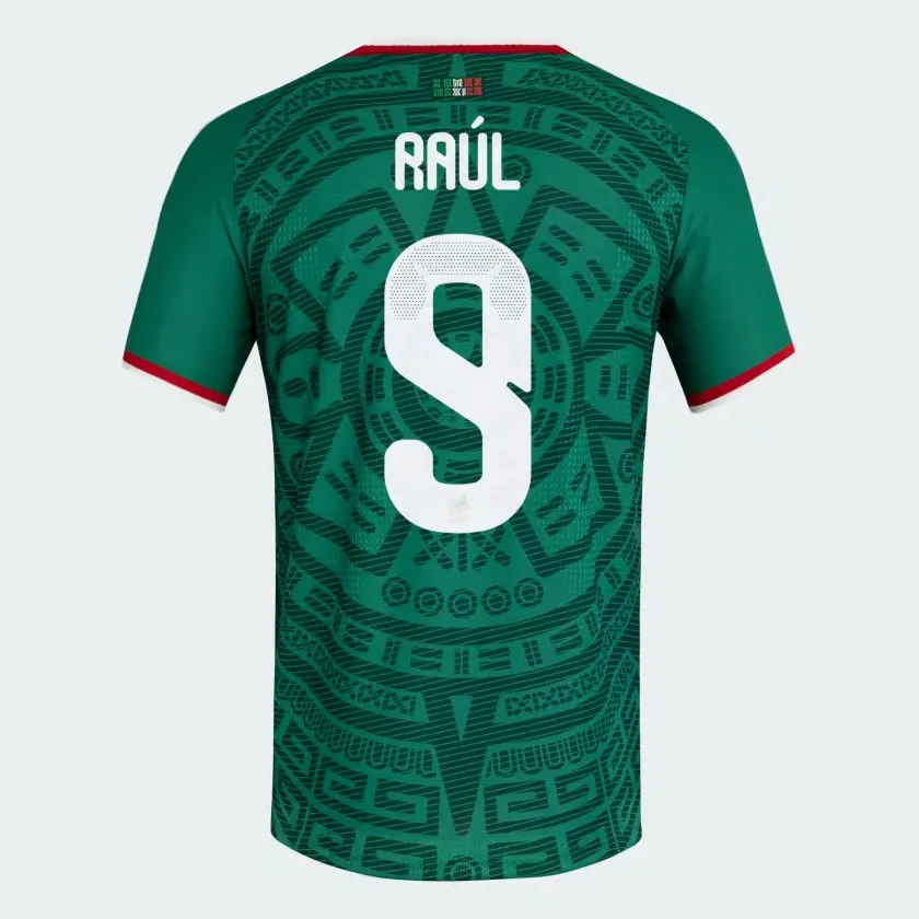 Maillot Officiel Domicile Mexique 2026 Enfant RAÚL #9