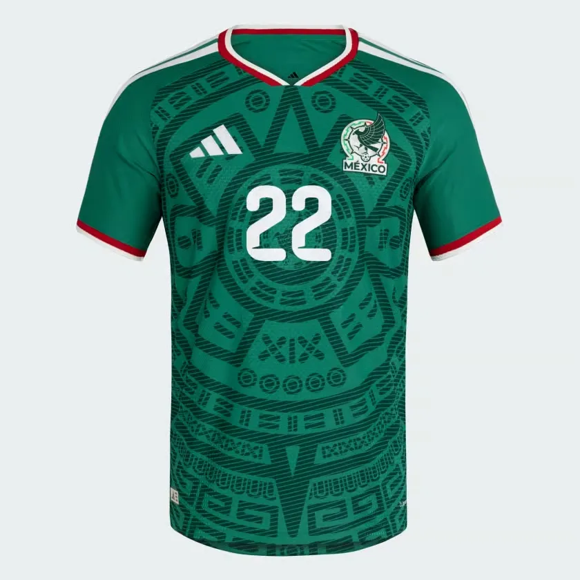 Maillot Officiel Domicile Mexique 2026 Homme H. LOZANO #22 – Image 2
