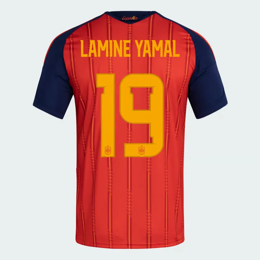 Maillot Officiel Domicile Espagne 2026 Homme LAMINE YAMAL #19