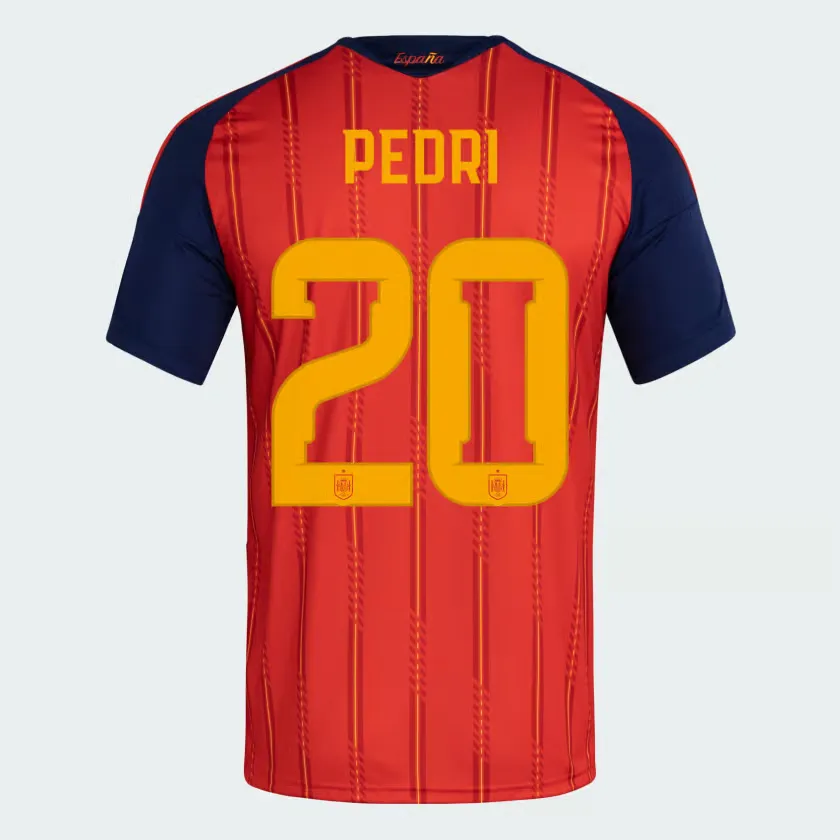 Maillot Officiel Domicile Espagne 2026 Homme PEDRI #20