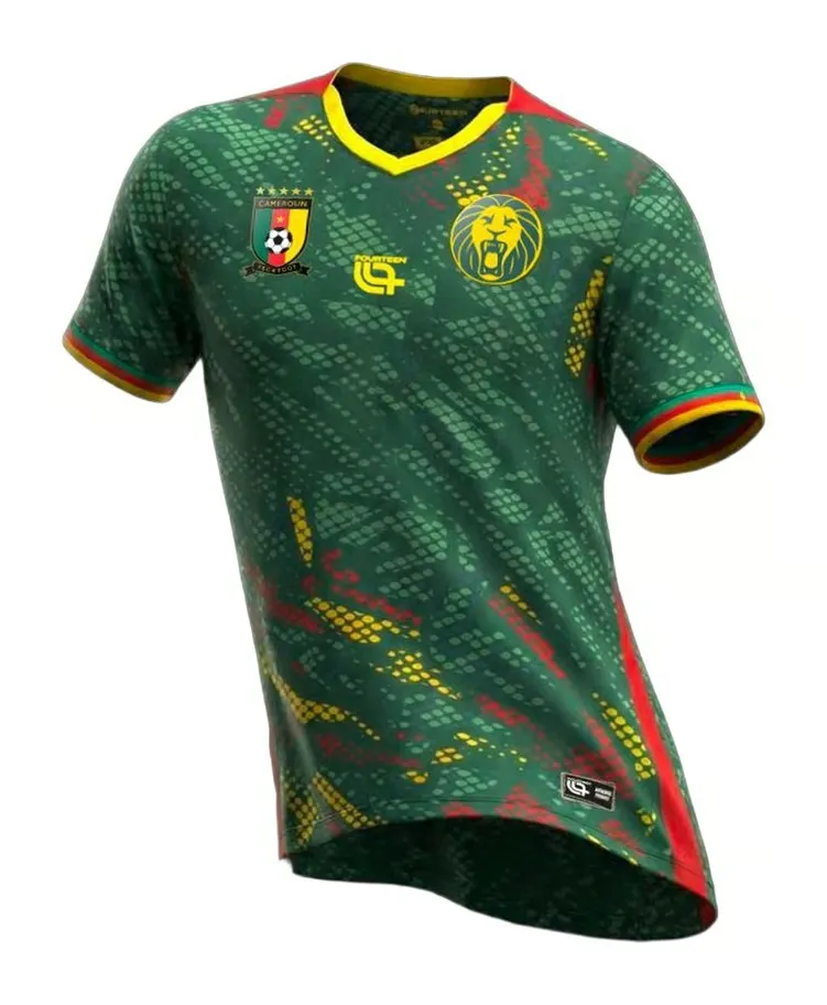 Maillot AFCON Domicile Cameroun 2025/26 Enfant
