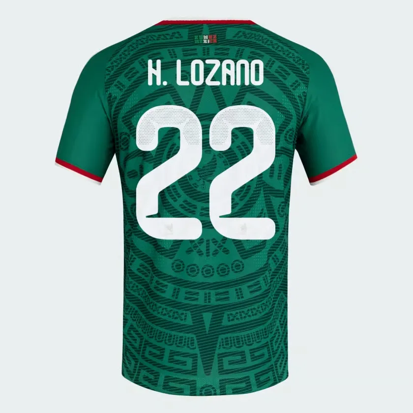 Maillot Officiel Domicile Mexique 2026 Enfant H. LOZANO #22