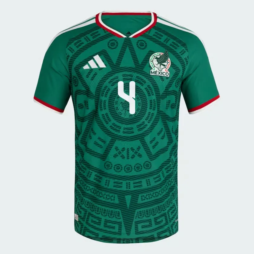 Maillot Officiel Domicile Mexique 2026 Homme E. ÁLVAREZ #4 – Image 2
