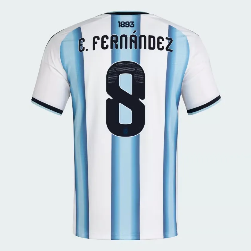 Maillot Officiel Domicile Argentine 2026 Femme E. FERNÁNDEZ #8
