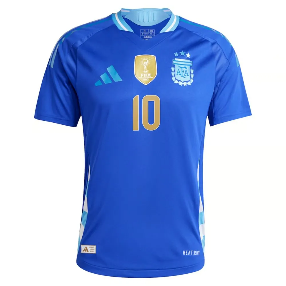 Lionel Messi #10 Argentine Version Joueur Maillot Extérieur Copa America 2024 – Image 3