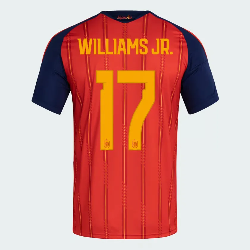 Maillot Officiel Domicile Espagne 2026 Femme WILLIAMS JR. #17